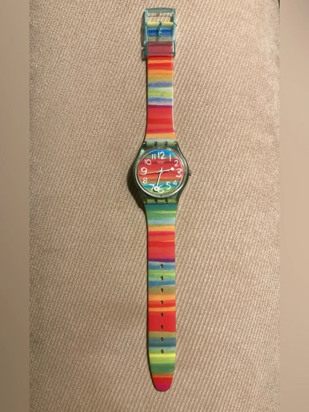 Women’s Swatch Watch ‘Color the Sky’ GS124 Swiss *w/extra band*